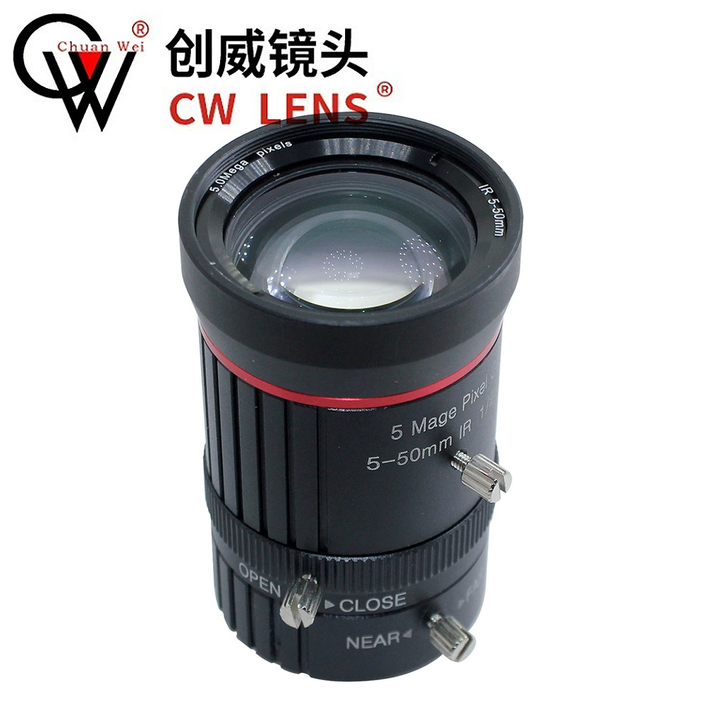 C интерфейс 5-50 мм 5MP ручная диафрагма промышленный зум-объектив HD сетевой объектив Chuangwei объектив