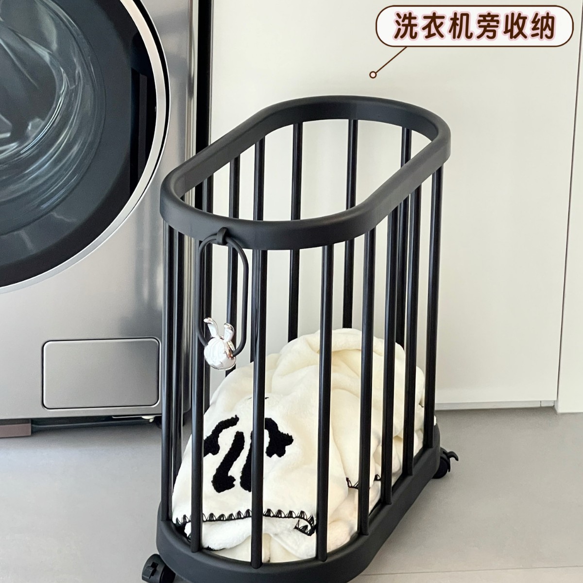 Cesta de ropa sucia para el hogar, cesto de almacenamiento de ropa sucia, baño impermeable, inodoro de gran capacidad, cesto de ropa sucia con ruedas estrechas