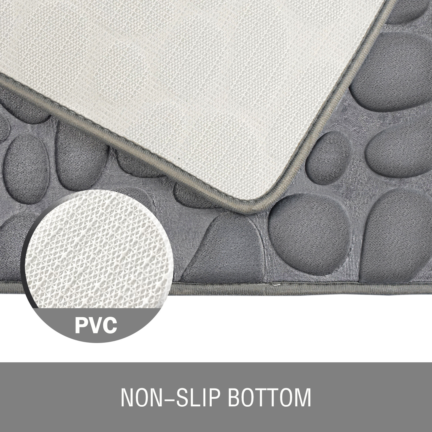 pebble carpet floor mat entrance anti slip mat bedroom carpet kitchen bathroom absorbent anti slip mat_voghion.com