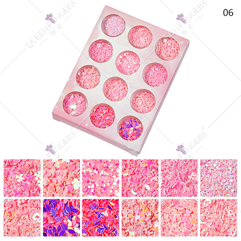 Concubina de uñas lentejuelas en línea celebridad maquillaje de ojos lentejuelas pegatinas pony chica suave maquillaje de ojos brillo pieza de perlas