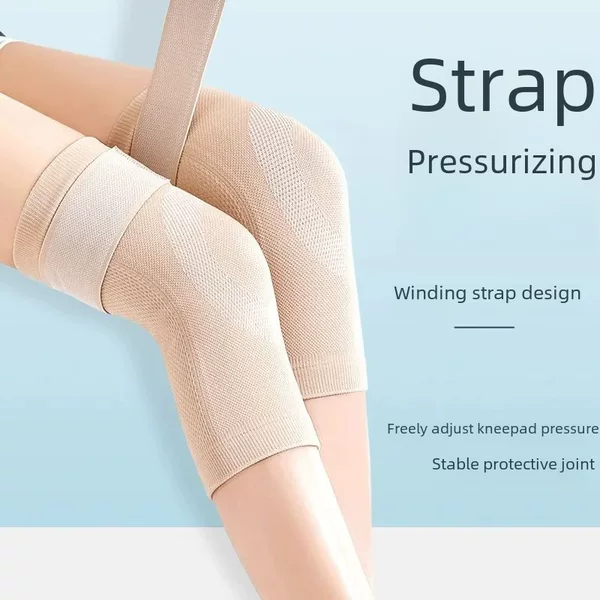 Mugwort Knee Brace for Warmth, Suitable for Men and Women with Old Cold Legs, Thin Summer Bandage Mugwort Knee Protector