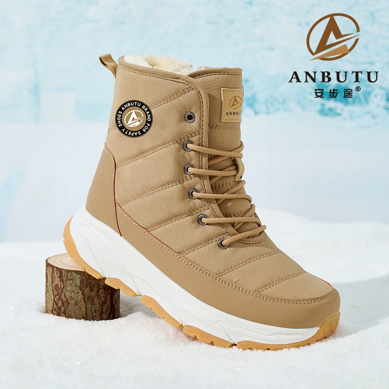 Зимние утолщенные зимние ботинки в корейском стиле, высокие мужские и женские теплые хлопчатобумажные туфли, уличные большие хлопчатобумажные ботинки из северо-восточного флиса