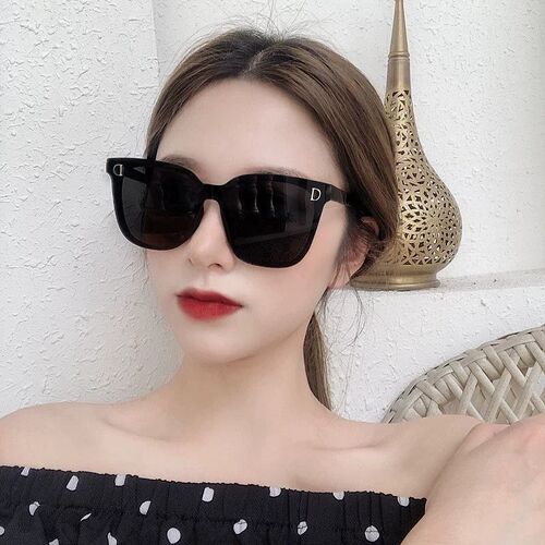 gm sunglasses female Korean version Internet celebrity same style big face sunglasses driving glasses sunglasses factory approved one piece drop shipping
