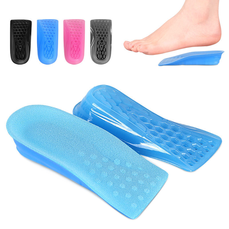 Soft sports invisible elastic insoles for men and women for leisure