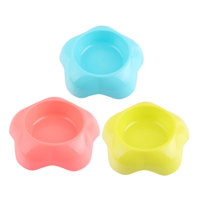 Tazón para mascotas flor para mascotas tazón de doble propósito dos en uno para mascotas tazón de acero inoxidable tazón para perros tazón de plástico para mascotas tazón de comida para perros