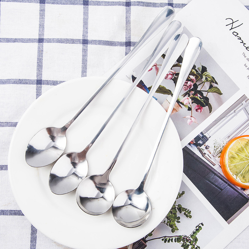 Spoon Stainless Steel Tableware Round Spoon Household Soup Spoon Korean Dessert Spoon Coffee Mixing Spoon Bird's Nest Spoon Soup Spoon Tea Spoon Spoon Stainless Steel Tableware Round Spoon Household Soup Spoon Korean Dessert Spoon Coffee Mixing Spoon Bird's Nest Spoon Soup Spoon Tea Spoon