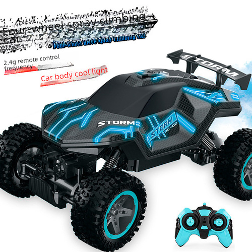 Remote Spray Off-Road Car 2.4G 4WD Climbing Racing Car with Lights Charging Toy Remote Control Car