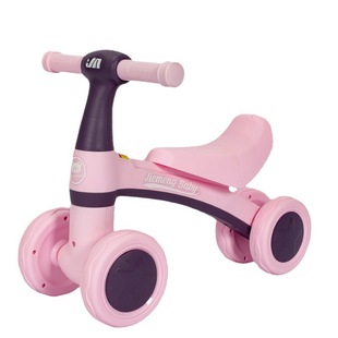Toddler 2025 new children's scooter balance car anti-rollover 1-3 years old baby four-wheel pedless wholesale