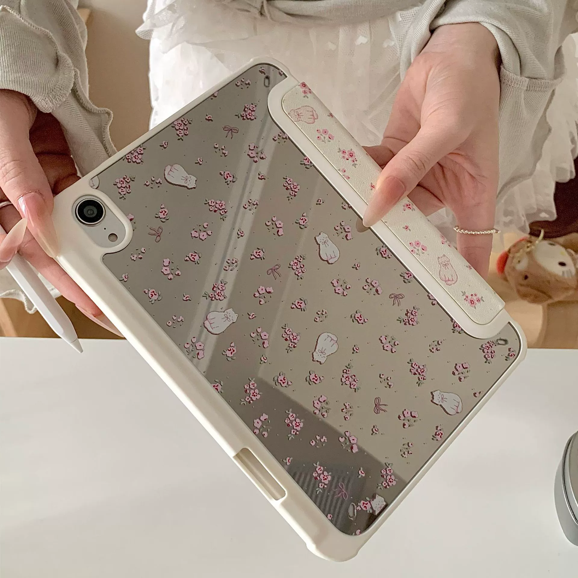 Пластиковый чехол для iPad 13-дюймов в виде цветка девушки-коши, плоская панель, для Pro 2022 air4/5