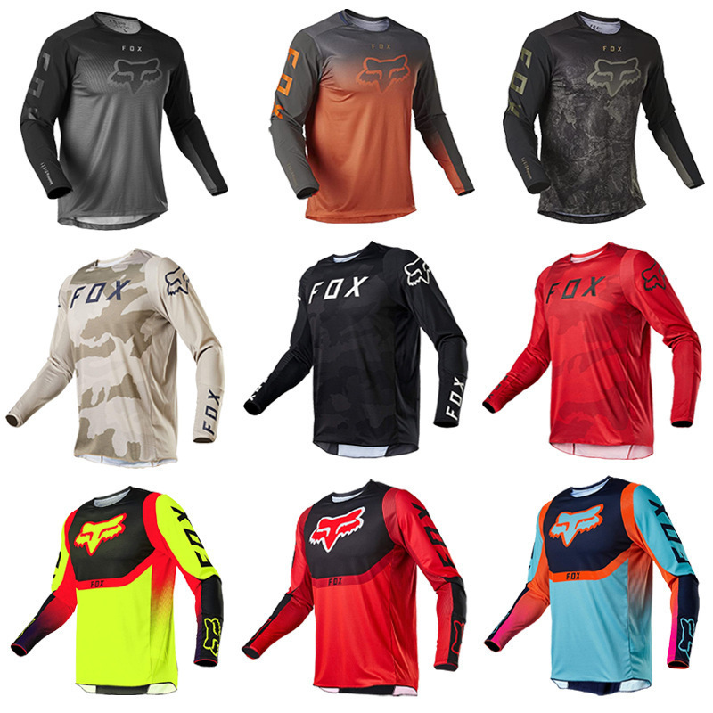 Cross-Border Off-Road Racing Long-Sleeved T-Shirt Quick-Drying Top European and American Sizes Loose Version Versatile and Handsome