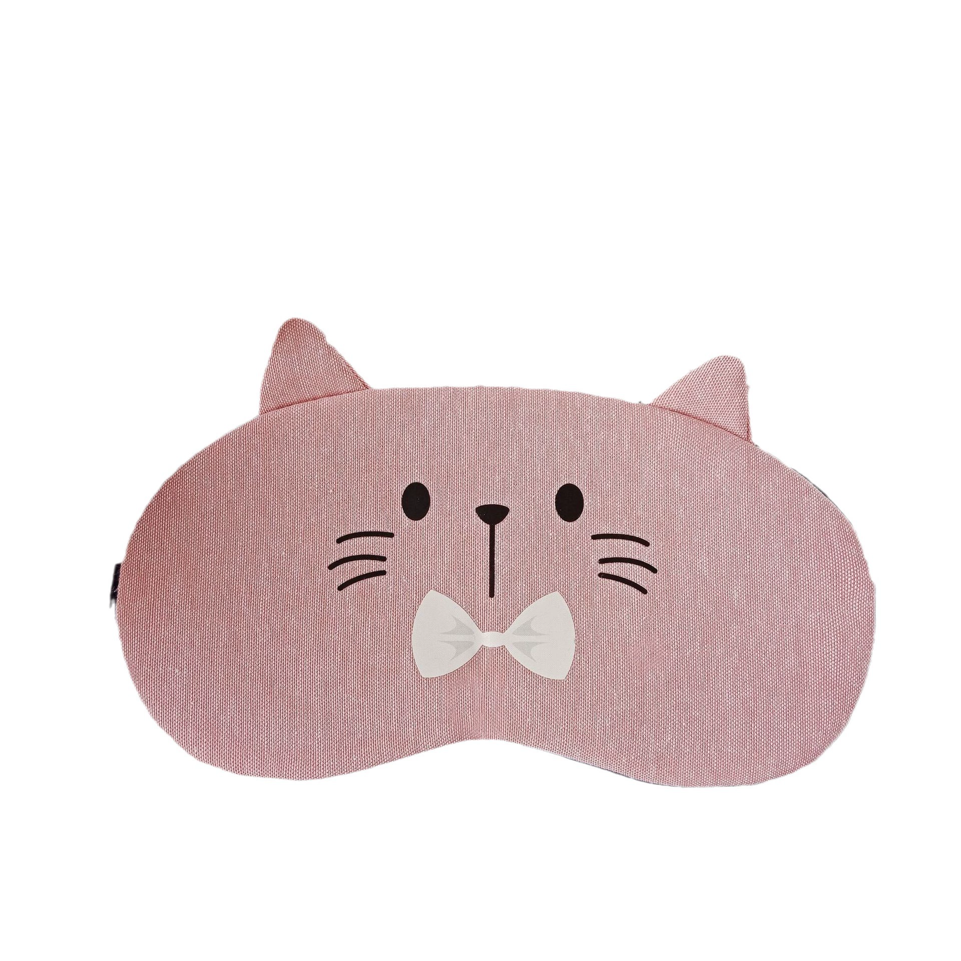 Картинная/плюшевая мультяшная маска для сна Cartoon sleep mask, ледяной пакет, детское компресс для мужчин и женщин для сна
