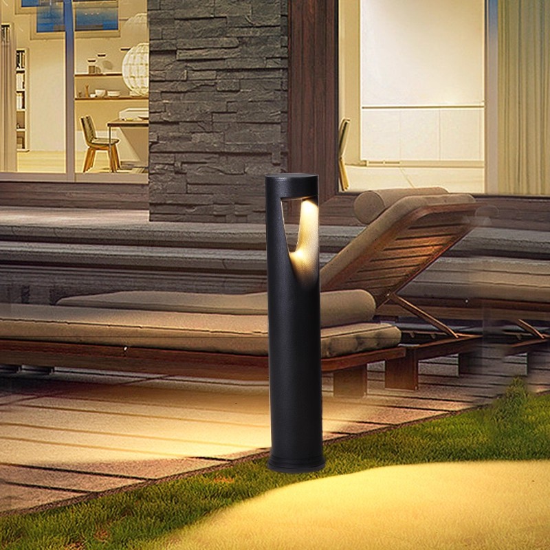 Jardín al aire libre lámpara de césped impermeable lámpara de decoración de patio lámpara de aluminio lámpara de césped LED nueva lámpara de césped