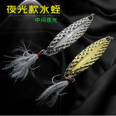 2.5g-20g Glow-in-the-Dark Diamond Bloodworm Lure Shrimp Weighted Casting Hard Bait Zinc Alloy Fishing Gear