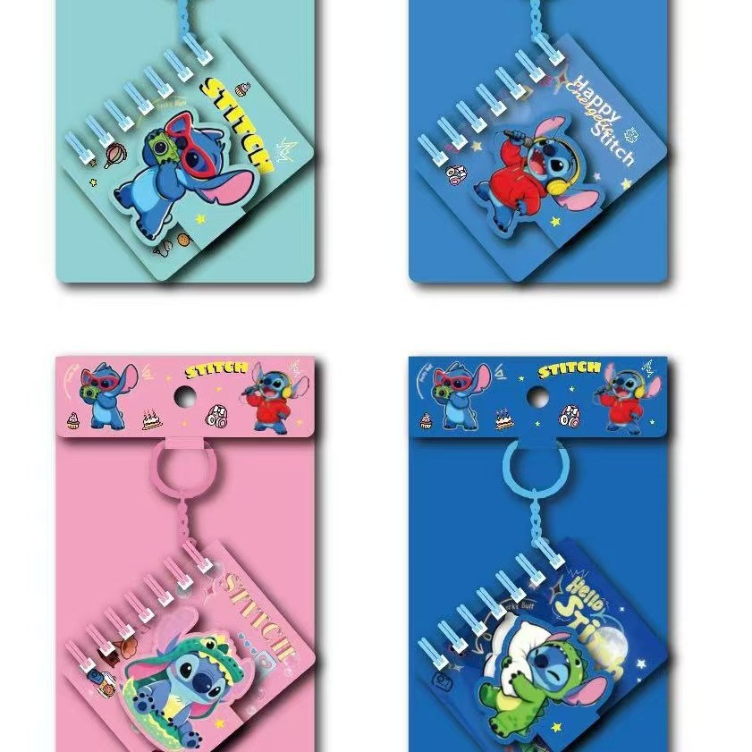 Cartoon transfronterizo KPOP Caza de brujas llavero cuaderno creativo para estudiantes mini cuaderno portátil