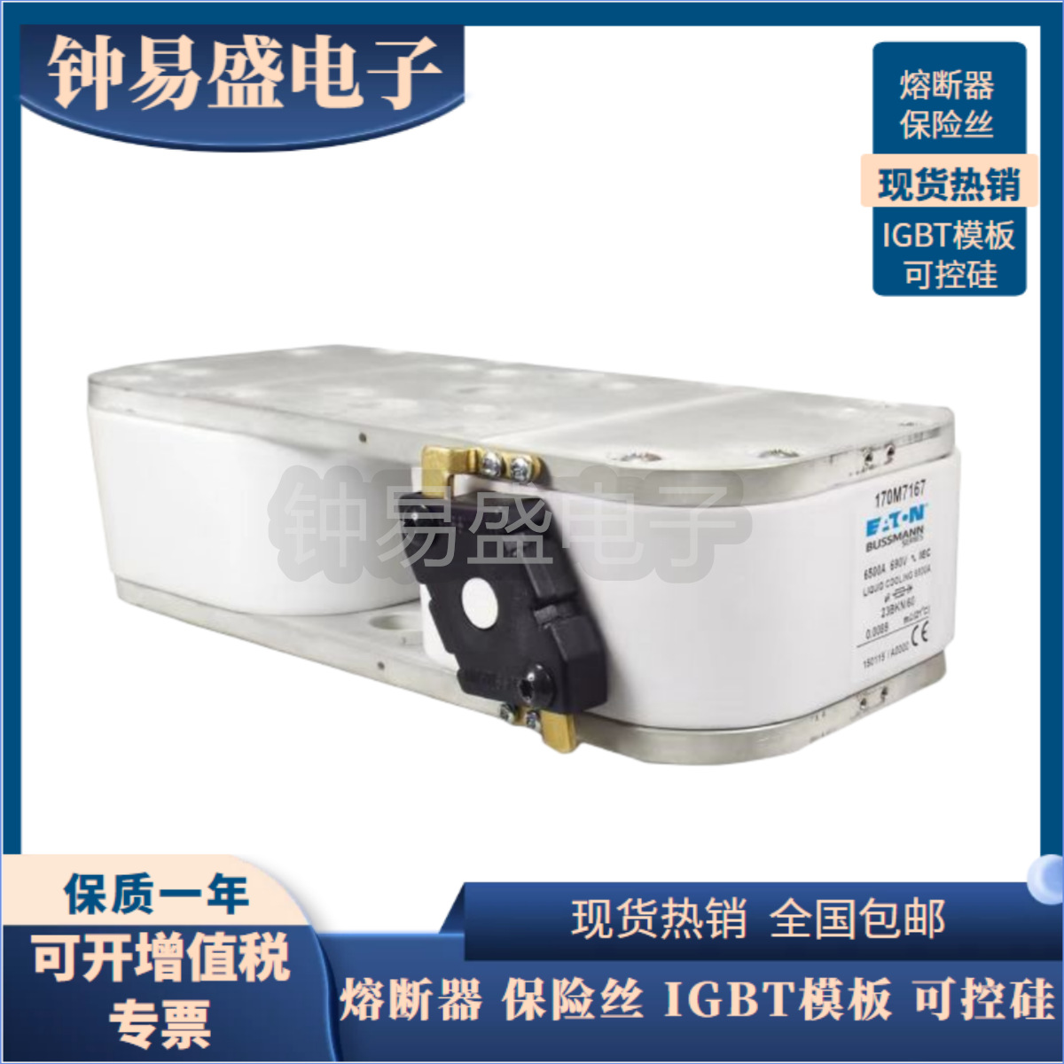 美国BUSSMANN熔断器170M7101 170M7102 170M7103全新原装正品