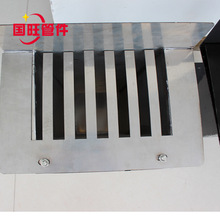 国标侧排雨水斗女儿墙侧入式落水斗穿墙侧排地漏方口雨水口漏E18