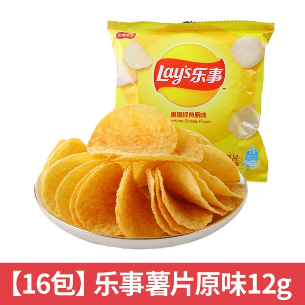 Lay's potato chips [original flavor] 12g*16 pack