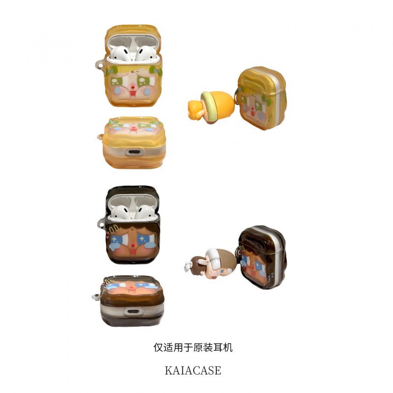 Cartoonins llorando muñecas estéreo para AirPods cubierta AirPods Pro cubierta de auriculares de Apple