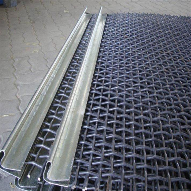 厂家销售65锰钢矿筛网 钢轧花 钢丝网 价格实惠筛网解释耐用