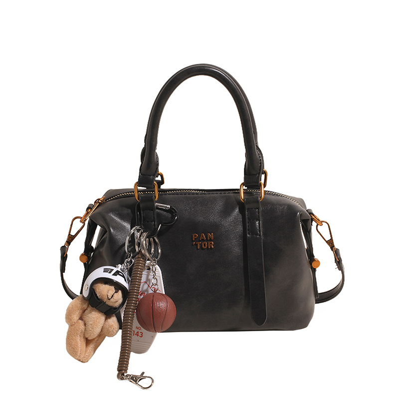 Bolso de almohada de moda de mano, bolso de hombro de alta calidad coreano, bolso de nicho de invierno de 2024 para mujeres simples