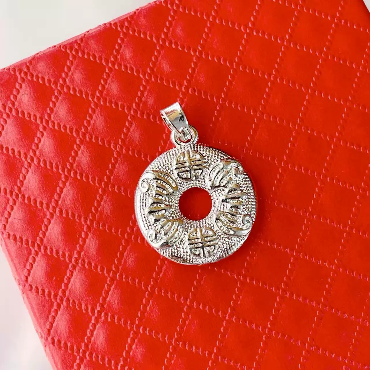 Высокая имитация серебра покрытием ожерелье кулон безопасности Пряжка кулон ювелирные изделия кулон ожерелье ювелирные изделия