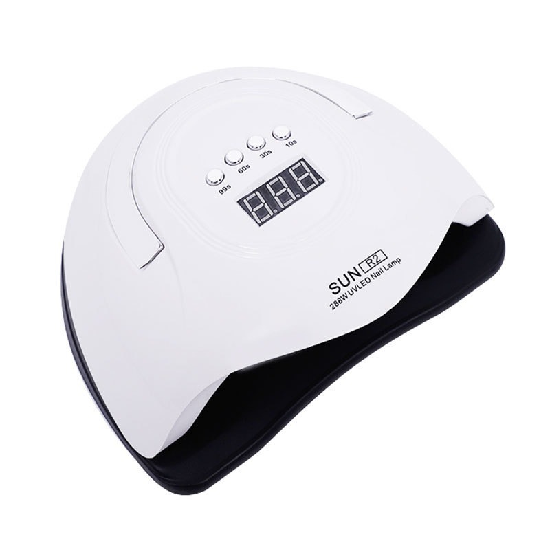 Lámpara de manicuras 288W de alta potencia de manicuras de manicuras lámpara de fototerapia de gel de manicuras de manicuras con mano conveniente de hornear lámpara transfronteriza