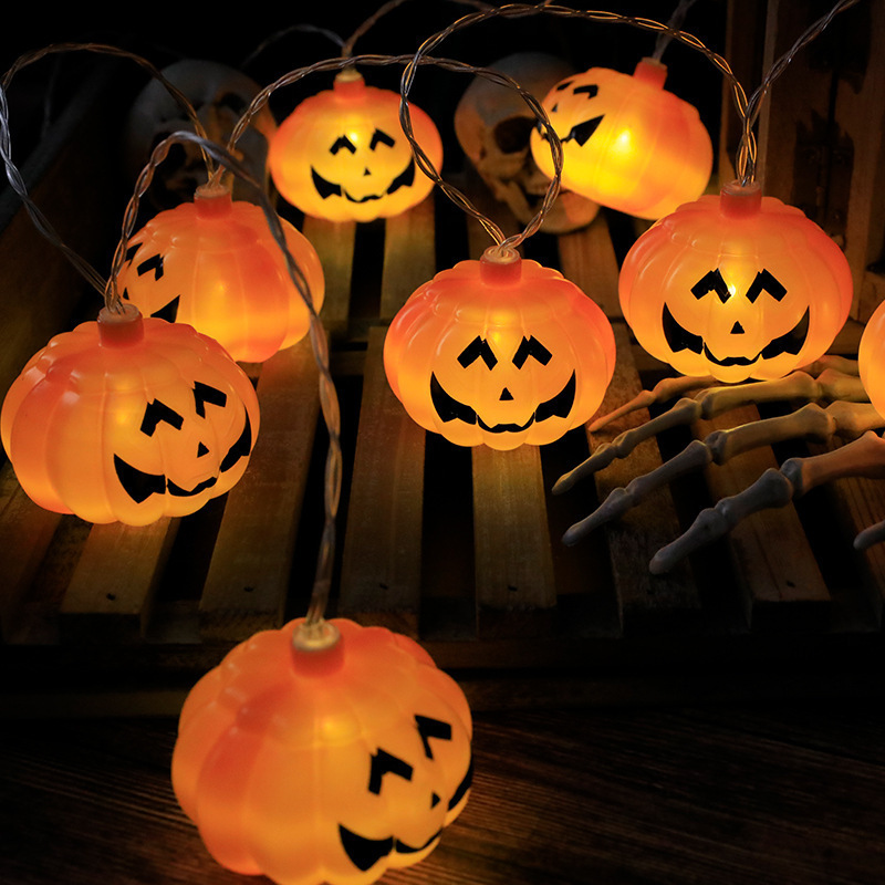Halloween light string battery box led decorative colored lights haunted house props pumpkin light string ghost batwing light Wholesale Halloween light string battery box led decorative colored lights haunted house props pumpkin light string ghost batwing light Wholesale