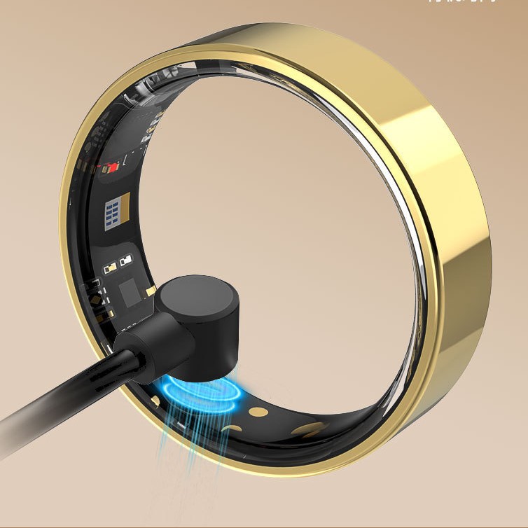 Bague connectée R15, best-seller : surveillance de la fréquence cardiaque, de l'oxygénation sanguine et du sommeil, suivi d'activité physique et podomètre._voghion.com