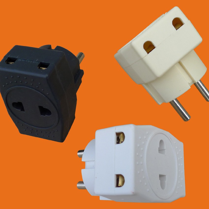 一转三无接地欧式转换插座 德标转换器（P7031）