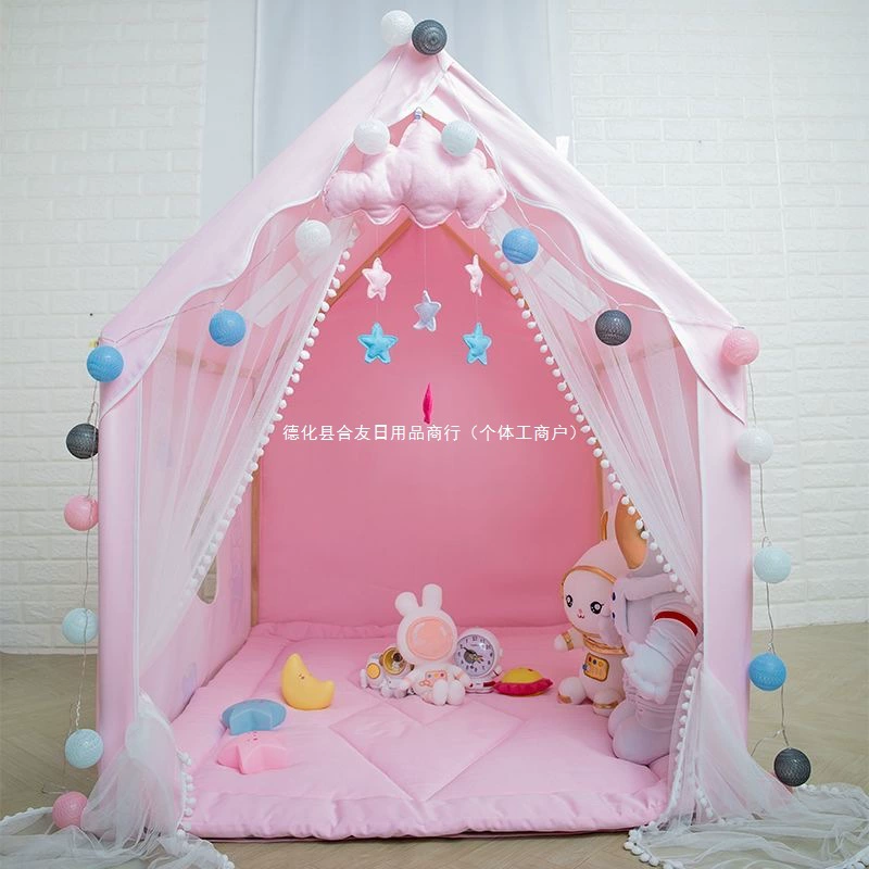 Большая космическая палатка для дома, детская маленькая палатка для мальчиков, игрушечный дом, игровой домик, розовый, ребенок может спать