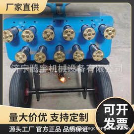 7头手推式凿毛机厂家 气动手推式凿毛机价格 加强地面凿毛锤图片