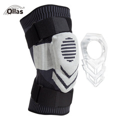 Manufacturer Direct Supply Sports Knee Support Meniscus Protection Silicone Straps Spring Non-Slip Running Football Compression