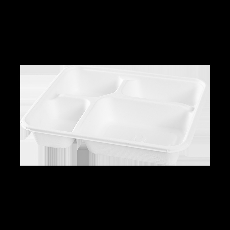 Envío Gratuito, Venta al por Mayor de Cajas de Almuerzo Desechables Biodegradables de Pulpa, Tazones para Sopa, Cajas para Llevar, Cajas de Comida Rápida