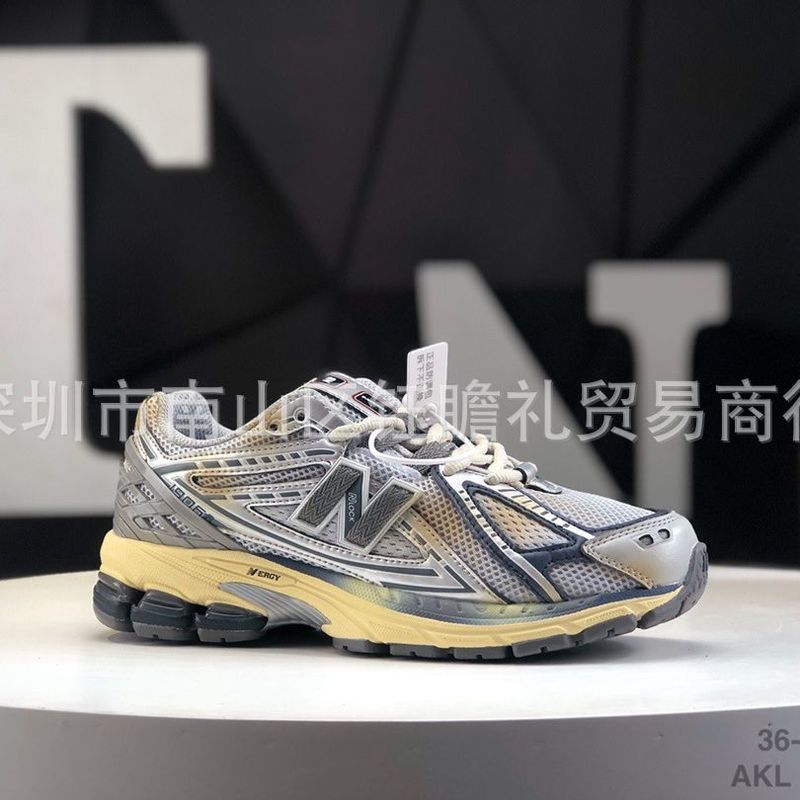 莆田純正 nb1906r レトロランニングシューズカジュアルカップルシューズトレンディな男性通気性お父さん靴女性のスポーツシューズ|undefined