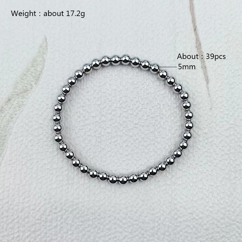 Fashion Geometric Stainless Steel Polishing Bracelets 1 Piece
