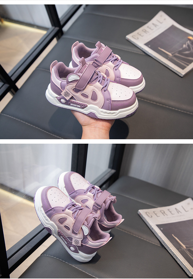 Modische Kindersneaker Mit Klettverschluss Für Mädchen Und Jungen_voghion.com