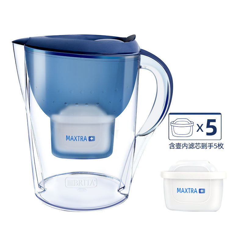 BRITA Bilande Jin Dian Water Filter Kettle Water Purifier Home Ocean Series 3.5L + Standard Edition Filter Element 5