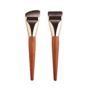 One-line foundation brush flat head makeup brush ultra-thin flat head foundation liquid brush do not eat powder uniform face brush makeup brush
