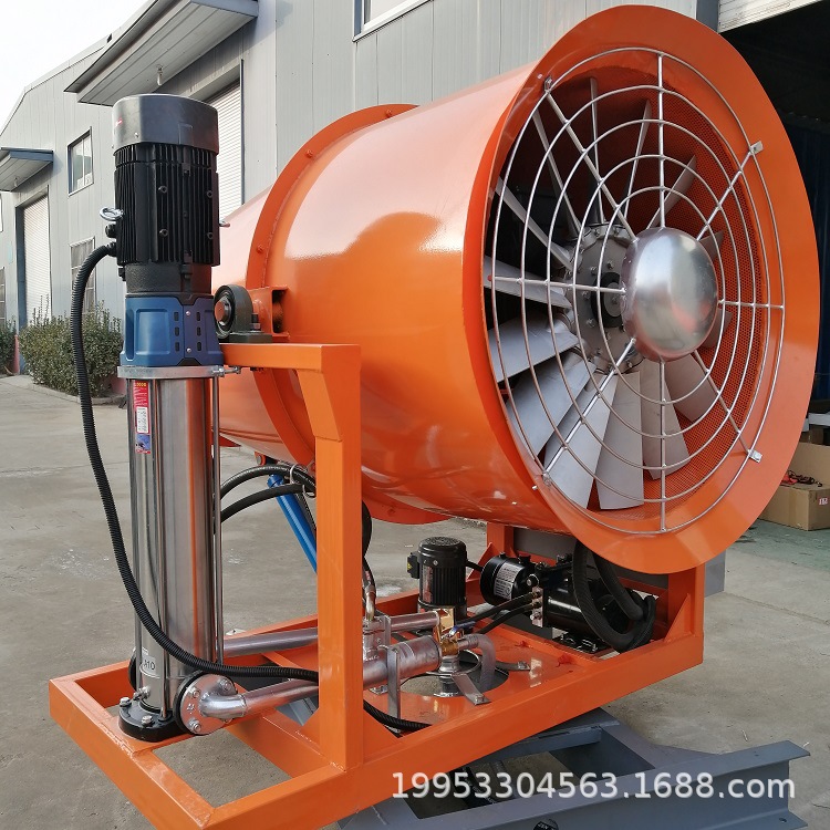 工地除尘雾炮机价格 远射程风送射雾器 现货供应手动全自动喷雾炮