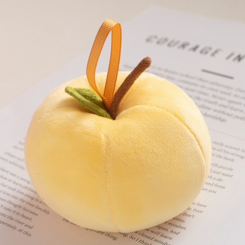 Apple bolso colgante manzana verde peluche juguetes colgante manzana roja muñeca cojín muñeca de fruta regalo