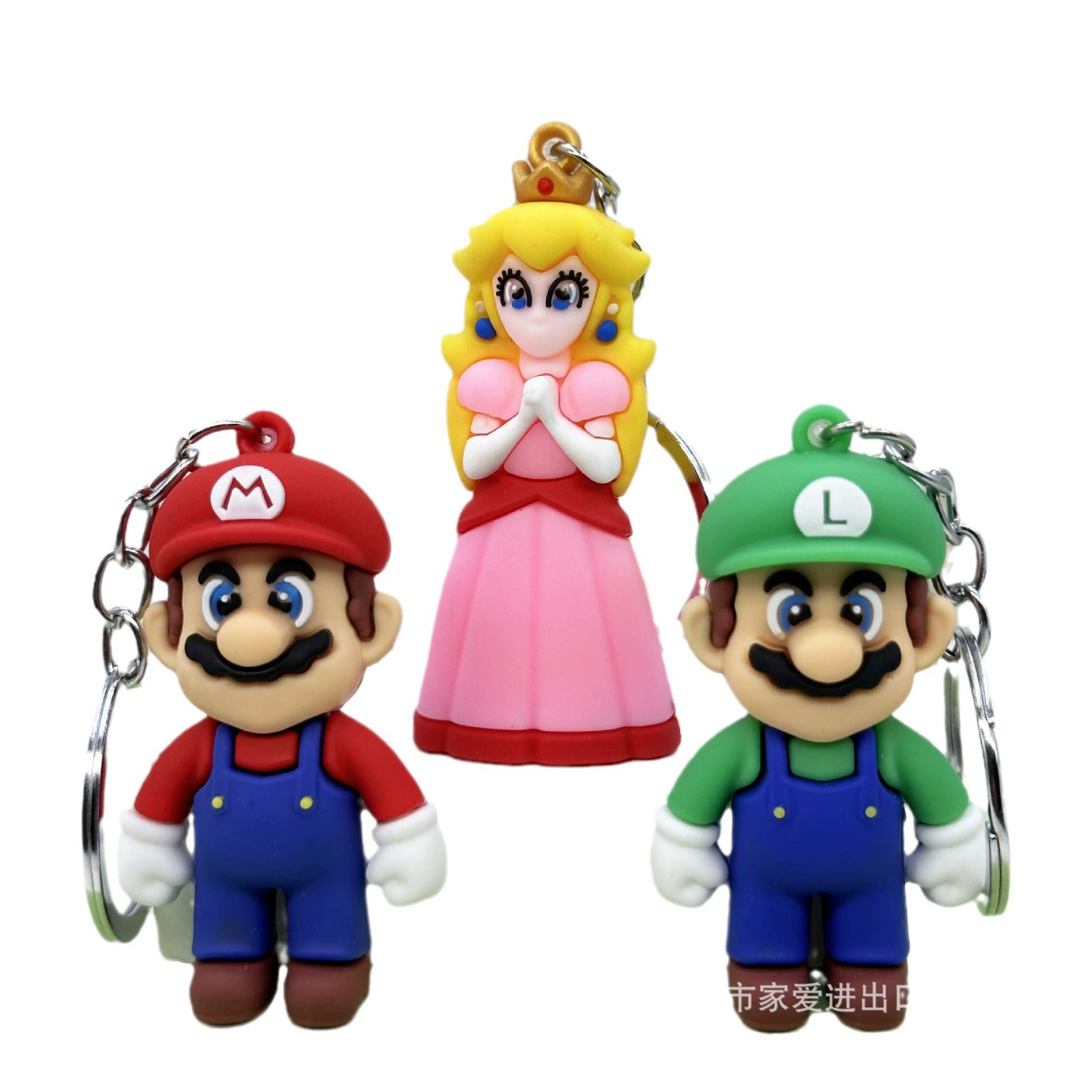 Mario, креативный брелок-ключница, кукла PVC, автомобильные ключи, держатель для ключей, подвеска, подарок на день рождения, DIY