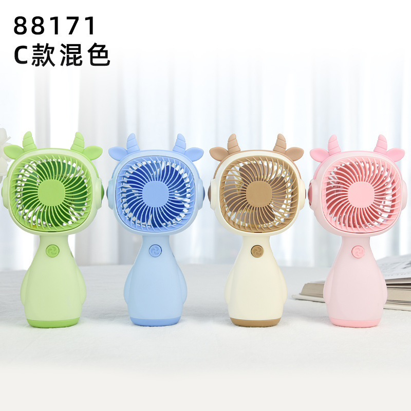 創造的な新型ミニ子供用手持ち扇風機、学生向けポータブルUSB充電式扇風機|undefined