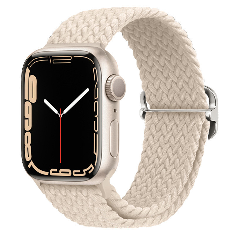 Nylon tejido para Apple iwatch456789 Apple ultra2 hebilla deslizante elástica S9 correa de reloj fabricante