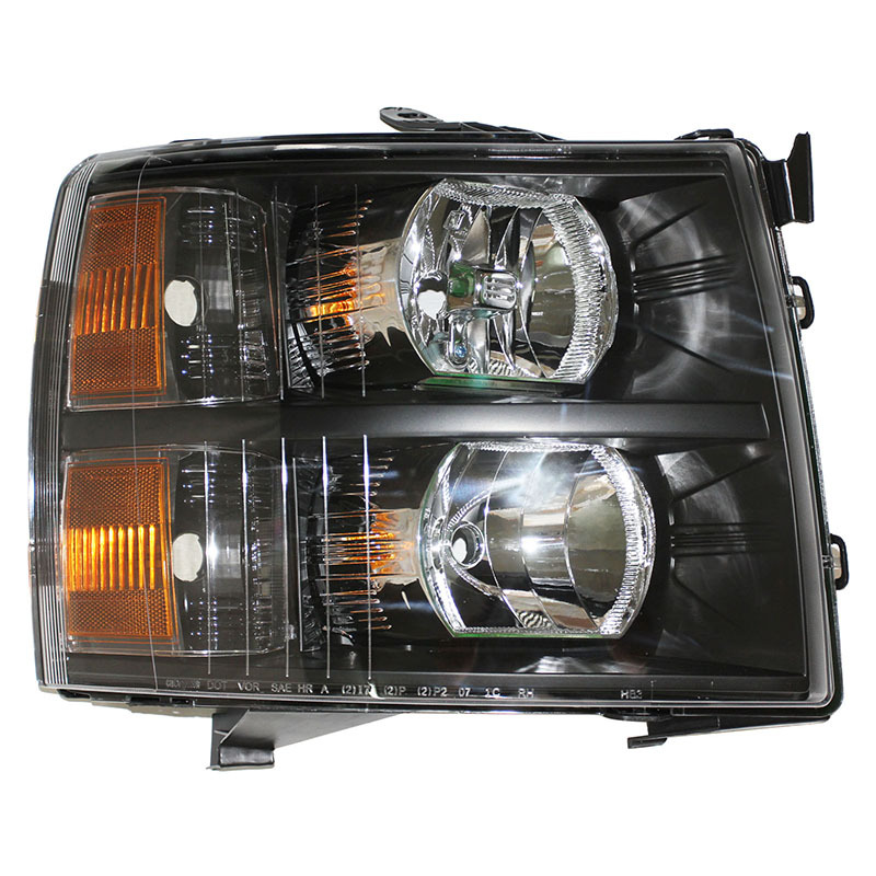 Aplicable a Chevrolet 07 - 13 Silverado faro Solode original halógeno medio conjunto negro