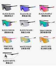 欧美彩膜运动款太阳镜风镜户外山地自行车越野滑雪护目镜防紫外线