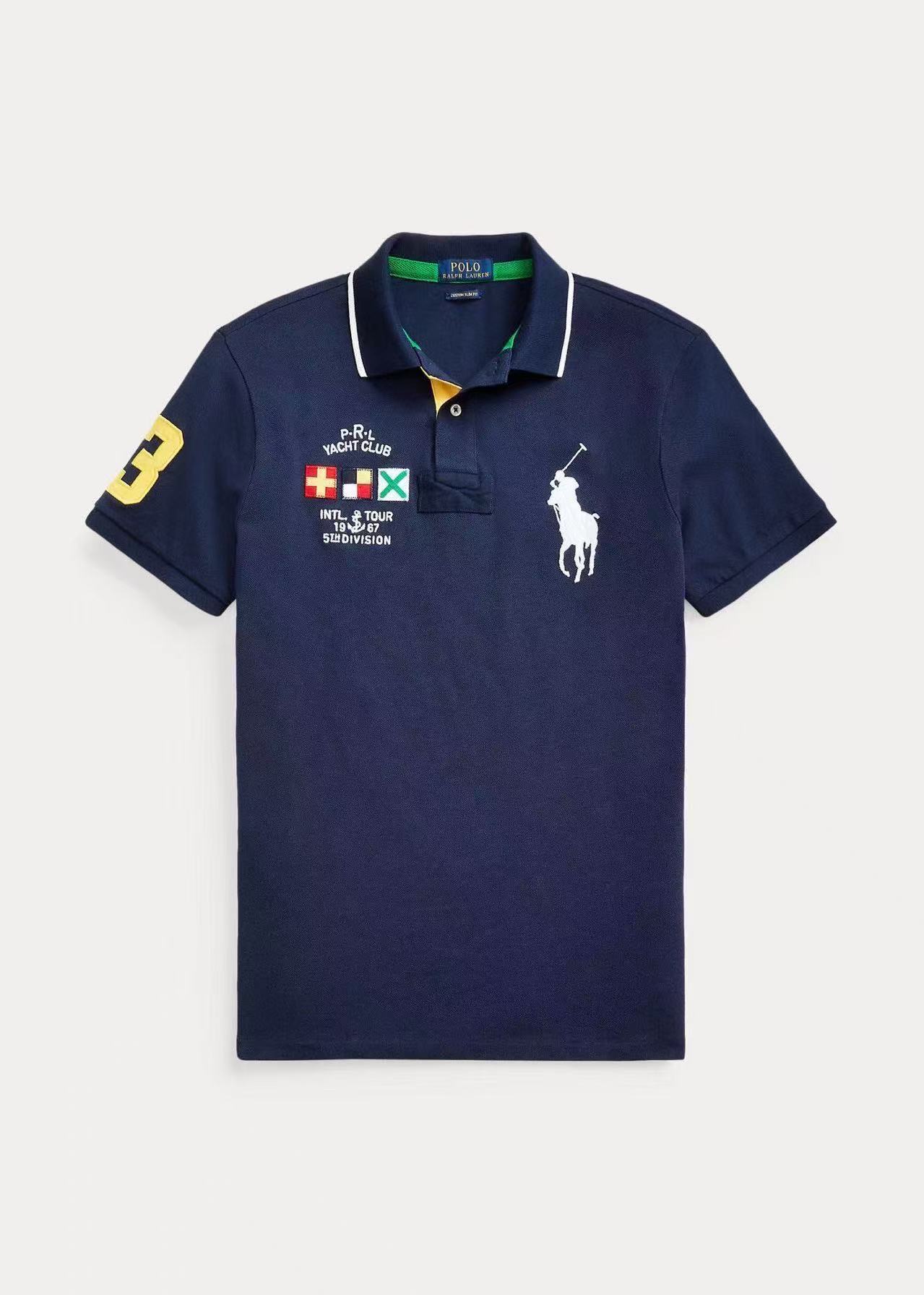 Polo Ralph Lauren Shirt Yacht Club Big Pony Navy