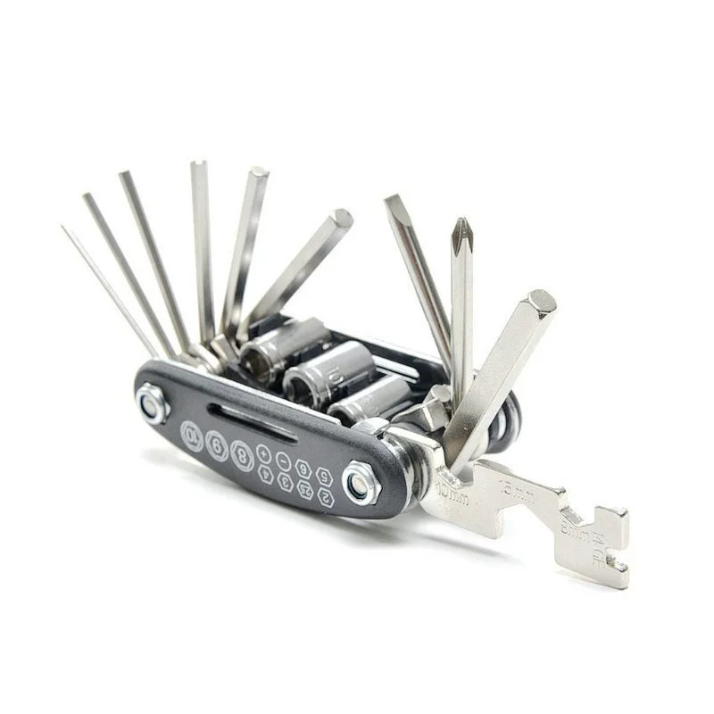 Многофункциональный комбинированный инструмент для ремонта велосипедов, складной набор для ремонта шин мотоцикла, набор для ремонта автомобильных шин