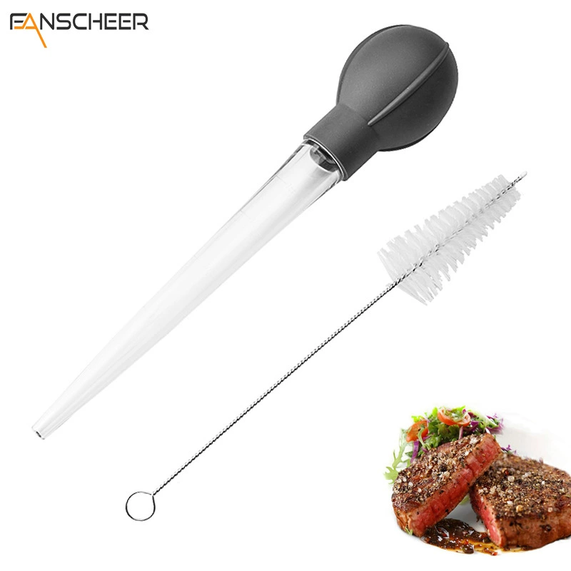 Трубка всасывания масла насос с резиновой головкой насос для индейки перекачка жидкая соломинка резиновая головка капельница измерение жидкости инструмент для выпечки трубка