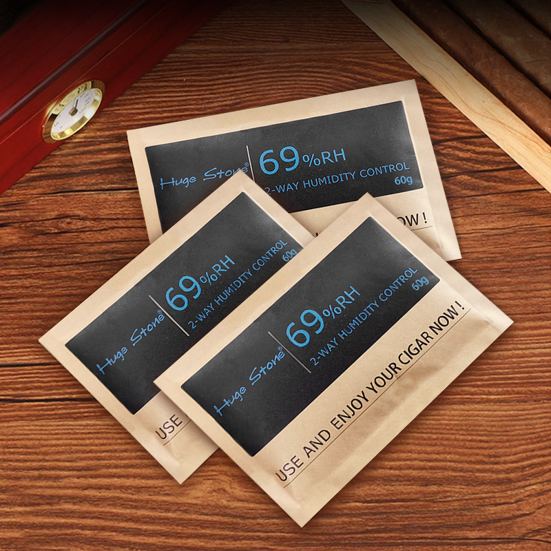 69% cigar moisturizing bag 60g cigar box moisturizing bag sealed constant temperature humidification accessories large capacity two-way humidity control