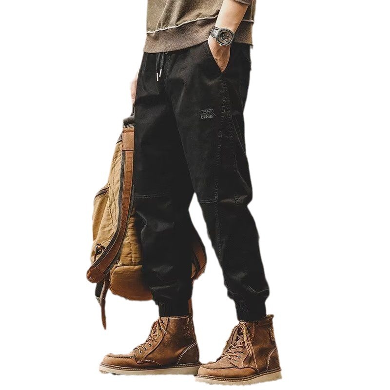 Retro autumn wear-resistant trousers